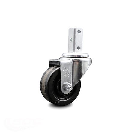 Service Caster 3 Inch Phenolic Wheel Swivel 3/4 Inch Square Stem Caster SCC-SQ20S314-PHS-34